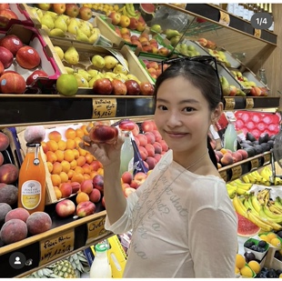 Tessa韩代直邮gila archive jennie同款字母长袖T恤 打底衫