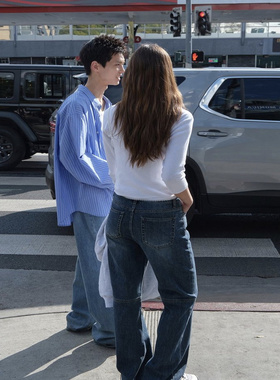 Tessa若若韩代正品直邮lowclassic复古水洗做旧直筒牛仔裤