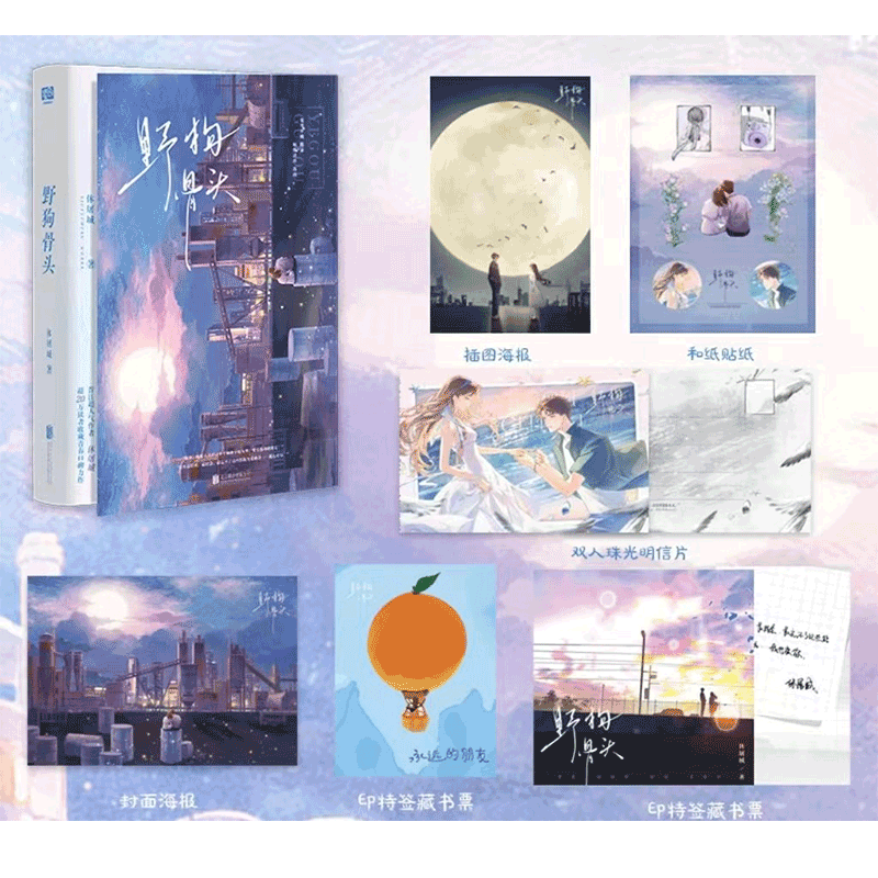 野狗骨头 休屠城  青春校园代表作！影视剧改编正在进行中！新增出版番外图书内含场景彩图拉页附赠多重赠品 青春言情轻小说 图书