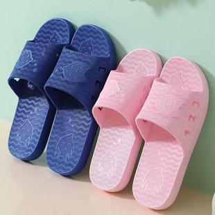 夏季素面凉拖鞋厚底塑胶情侣防滑防臭拖鞋男女士家居室内耐磨耐穿
