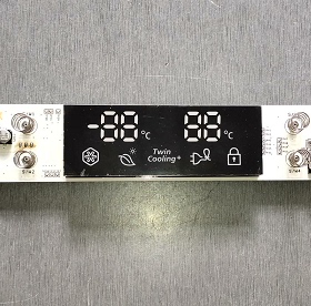 适用三星对开门冰箱RSG5NFSW1显示摸板DA92-00488A/B GGH10-BASIC