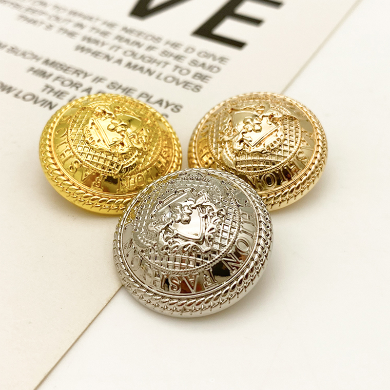 高端金色大衣风衣皮草纽扣西装