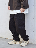 Sigbreak日系户外机能杜邦Teflon三防单褶斜拉链口袋工装 休闲裤 男