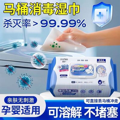 一次性马桶消毒湿巾杀菌