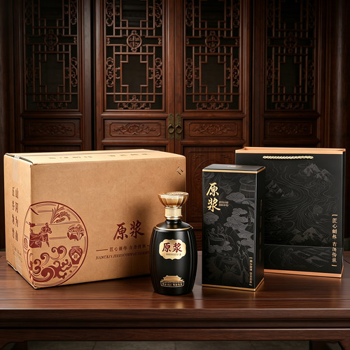 原浆玻璃白酒空瓶密封全套包装