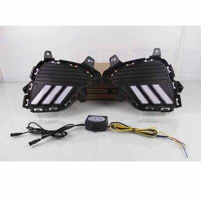 适用于现代IX25日行灯LED大灯前照灯三色转向2017～2019款CRETA