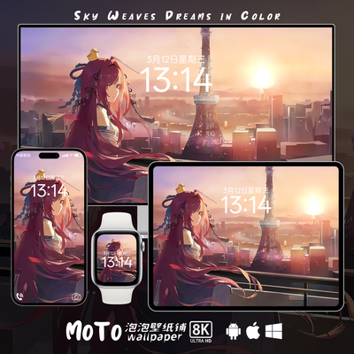 4K壁纸 | 上杉绘梨衣-02龙族动漫游戏手表iPhone手机iPad电脑壁纸