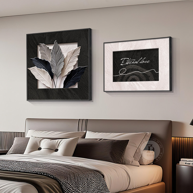 家大业大卧室床头装饰画 画浮雕立体感客厅沙发背景墙挂画 画高级,家居饰品,现代装饰画,淘宝优惠券,粉丝福利购,淘宝优惠卷