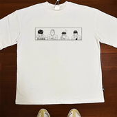 短袖 CLFC灌篮高手Slam dunk湘北高中赤点军团纯棉宽松小领口长袖