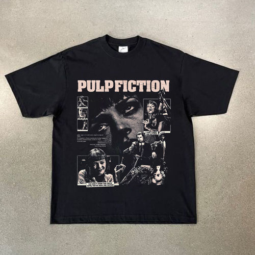 CLFC低俗小说乌玛·瑟曼Pulp Fiction昆汀John Travolta长短袖T恤