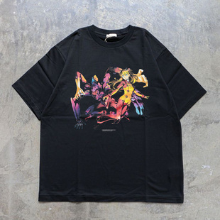 CLFC EVA福音战士ASUKA明日香初号机长短T漫画宽松美潮高T Shirt