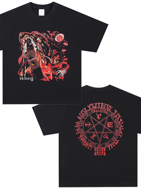 CLFC Hellsing Alucard阿卡多动漫角色复古男女小众同款长袖短袖T