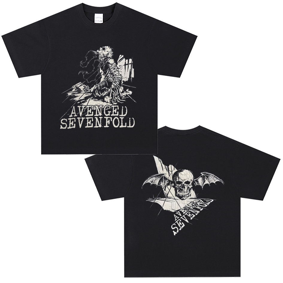 CLFC大敌乐队Arch Enemy瑞典旋律金属vintage古着暗黑长袖短袖T恤