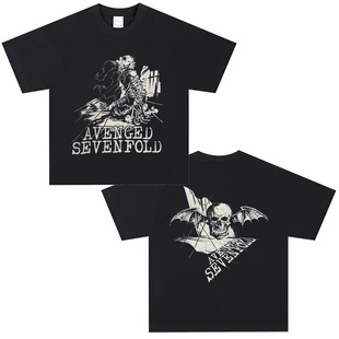 CLFC大敌乐队Arch Enemy瑞典旋律金属vintage古着暗黑长袖短袖T恤