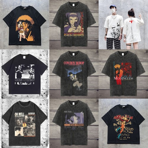 CLFC VTG动漫高街潮牌cowboy bebop星际牛仔Vintage男女情侣短tee