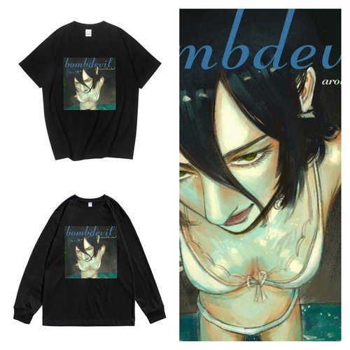 CLFC deftones乐队联名动漫CHAINSAW MAN链锯人美式复古长袖短袖T