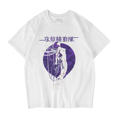 CLFC 攻壳机动队Ghost In The Shell美式重磅动漫男女短袖长袖T恤