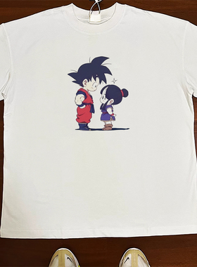 CLFC 漫画鸟山明七龙珠小悟空琪琪可爱 情侣款T shrit长袖短袖T恤