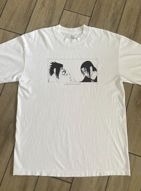 CLFC 火影NARUTO泪目宇智波鼬之死MAYBE,NEXT TIME SASUKE长短袖T