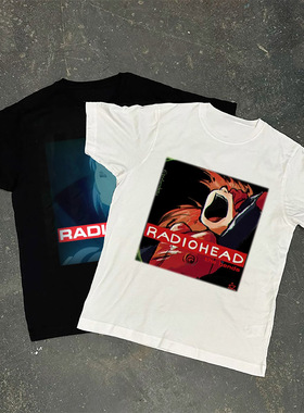 CLFC原创radiohead the bends电台EVA明日香绫波丽二次元长短袖