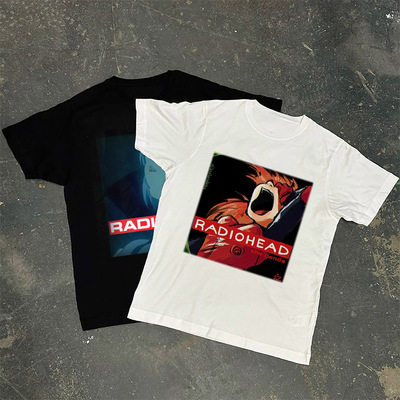 CLFC原创radiohead the bends电台EVA明日香绫波丽二次元长短袖