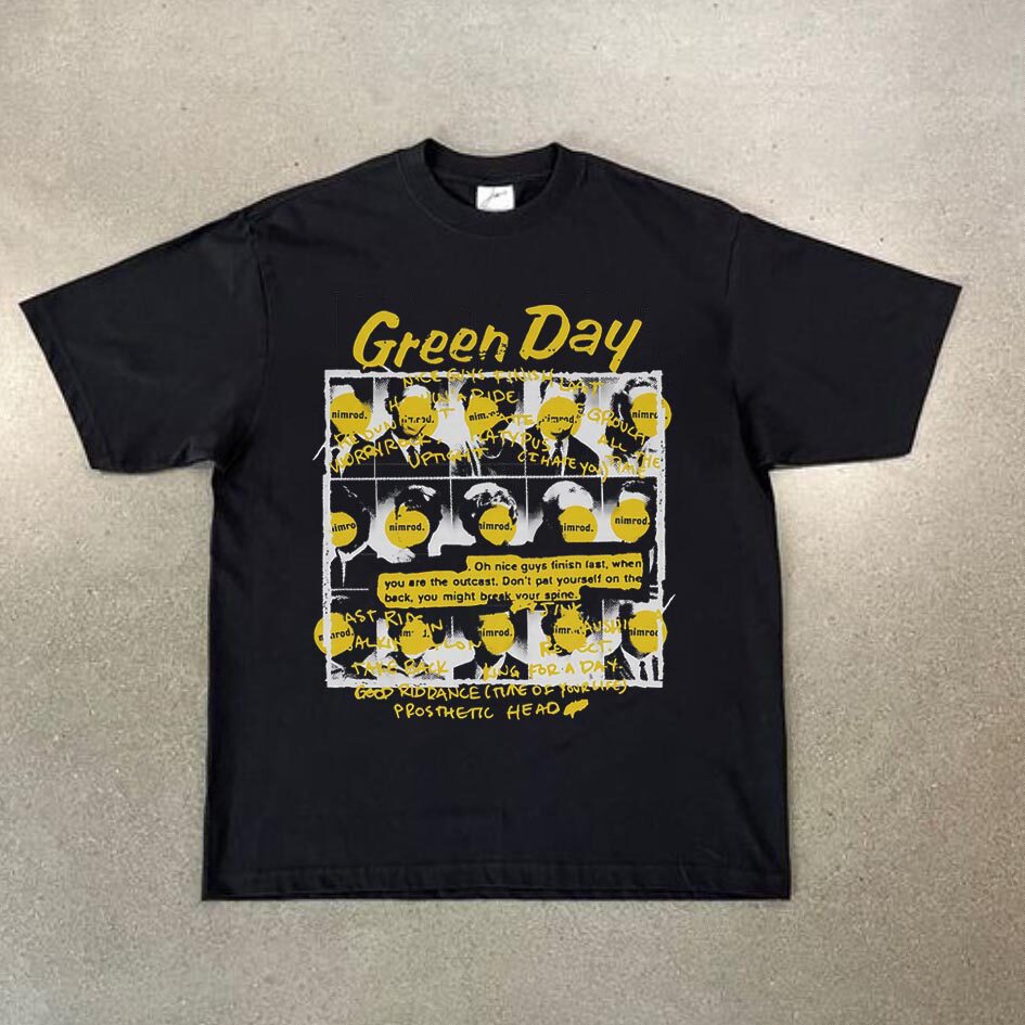 CLFC Green Day Dookie绿日乐队朋克PUNK男女音乐摇滚T恤百搭短袖