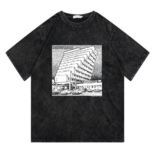 CLFC Molchat Doma Etazhi后朋暗潮乐队小众T复古长袖短袖T-Shirt