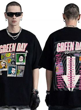 CLFC Green Day Dookie album绿日乐队朋克PUNK男女摇滚T百搭短袖