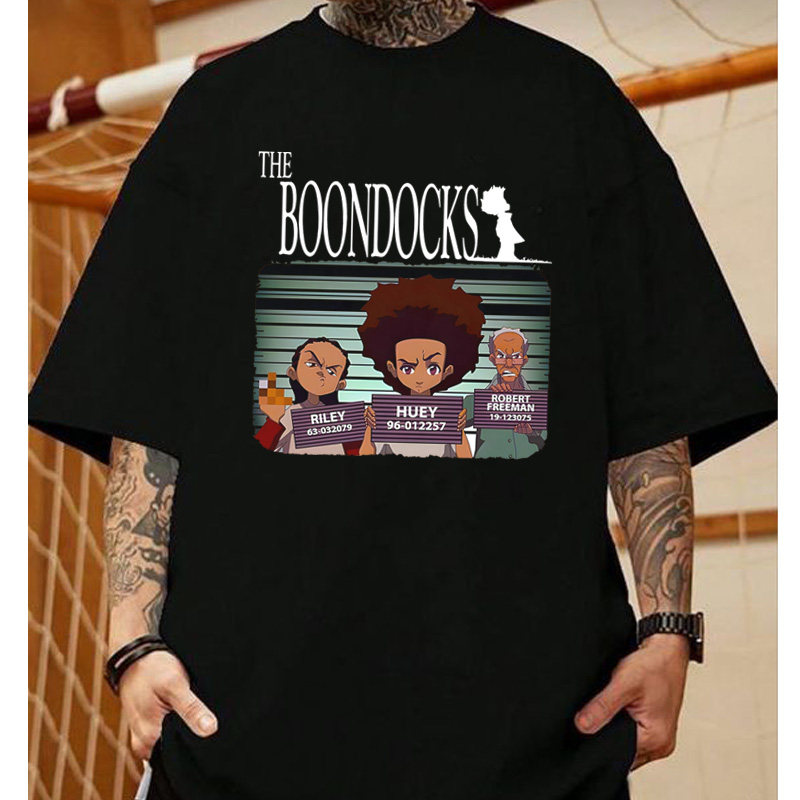 CLFC The Boondocks美式复古水洗做旧宽松潮重磅打底男女长短袖T