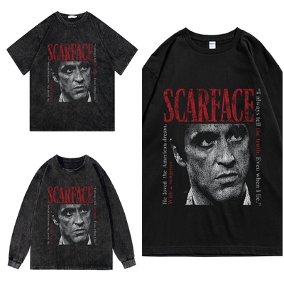 CLFC 阿尔·帕西诺Al Pacino疤面煞星Scarface长袖T重磅短袖直喷T