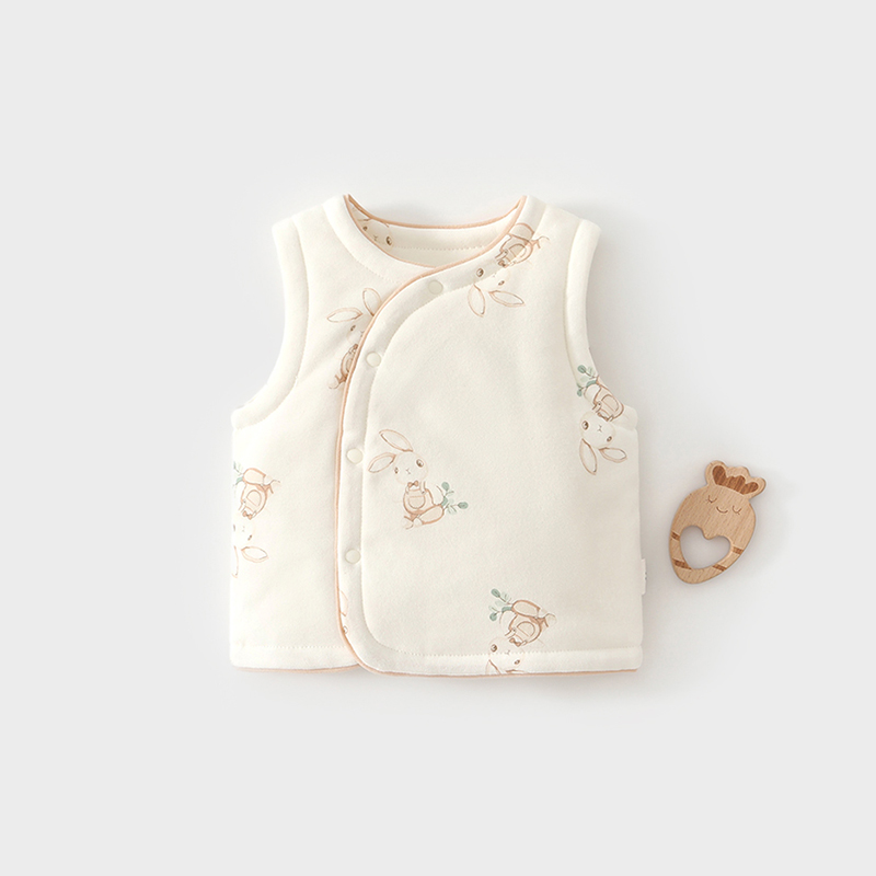 婴儿马甲秋冬季加厚保暖坎肩