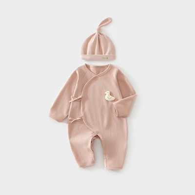 新生婴儿连体衣52码蝴蝶衣纯棉