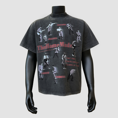 【重金属乐队】美式复古虚幻印花小领口宽松夏季T恤短袖潮流半袖