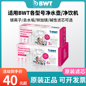 德国bwt净水壶滤芯倍世过滤水壶净水器原装进口镁离子去水垢滤芯