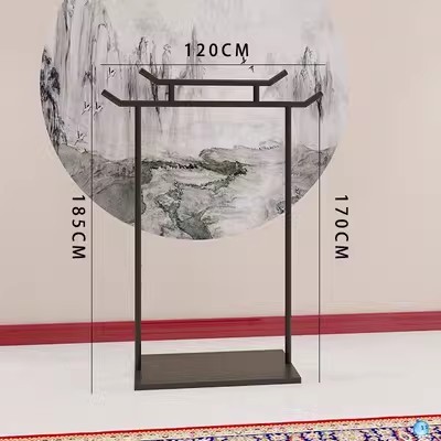 新中式婚纱架子汉服展示架复古简约秀禾货架落地式旗袍礼服陈列架