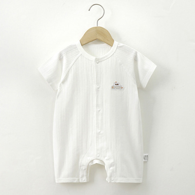 纯棉连体衣薄款婴儿夏季
