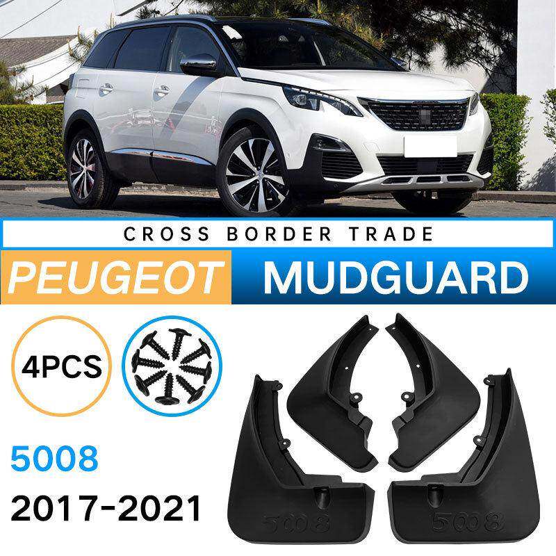 适用于2017-2021标致Peugeot5008带标款外贸跨境软挡泥板皮改装