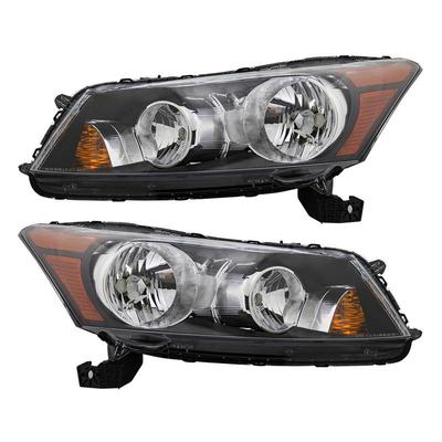 适用于本田08-12款Accord美规大灯 雅阁原车半总成黑色款前照灯