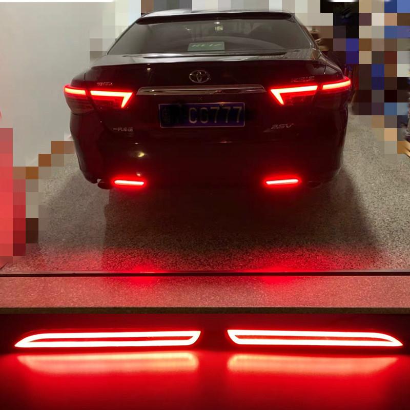 LED车灯后杠灯适用于锐志凯美瑞逸致塞纳埃尔法后保险杠流水尾灯 - 实物图