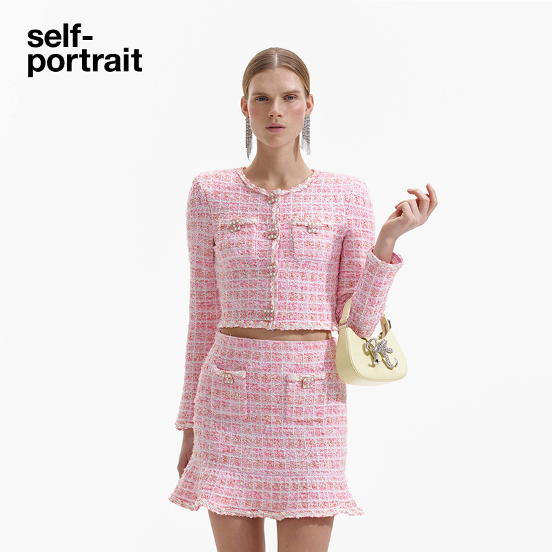 self-portrait小香风甜美上衣