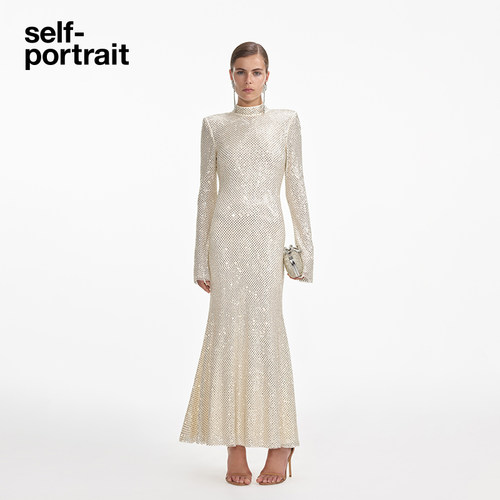 self-portrait长袖连衣裙