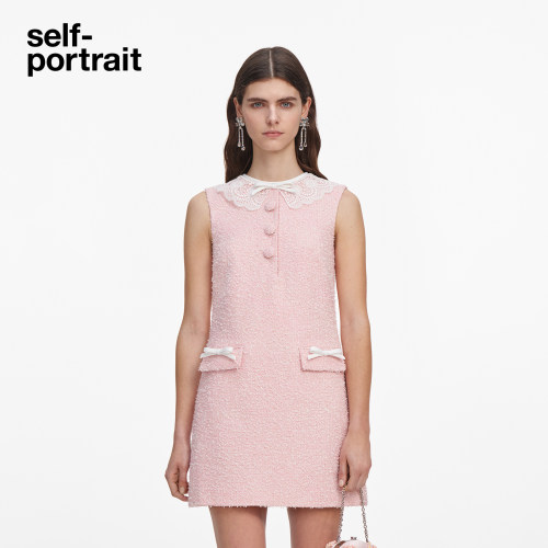 self-portraitA字连衣裙