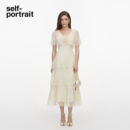 self-portraitA字连衣裙