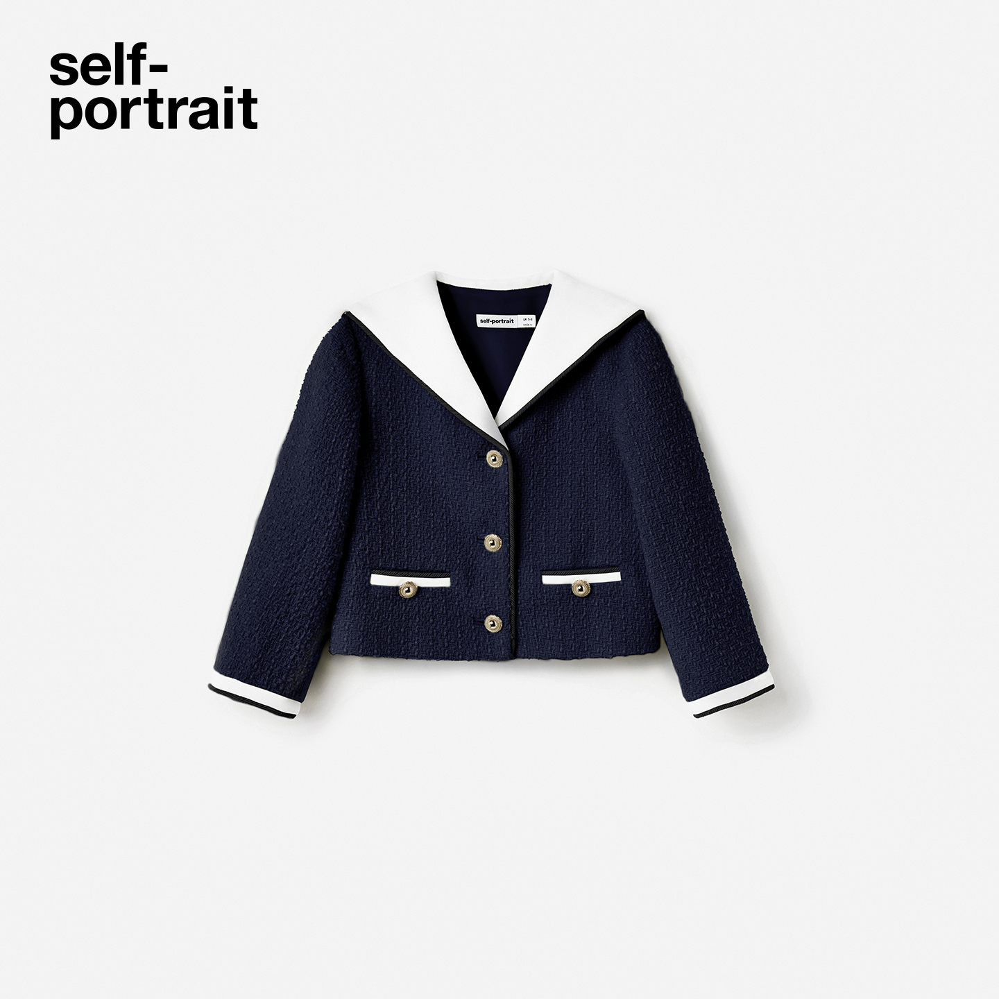 self-portrait粗花呢外套