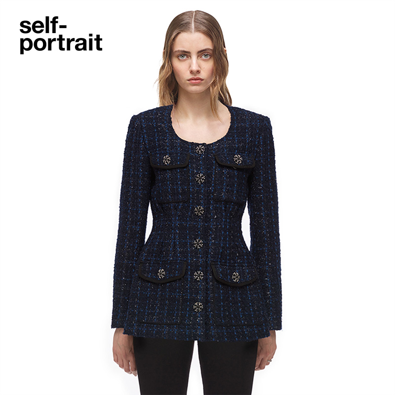 秋冬夹克外套Self-Portrait复古