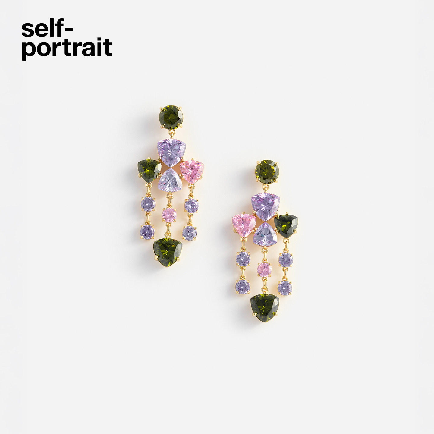 self-portrait吊灯型耳环