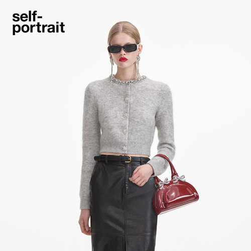 self-portrait甜美针织开衫