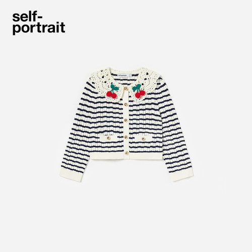 self-portrait针织外套开衫