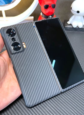 适用于荣耀MagicVS手机壳凯夫拉碳纤维网红推荐vs镜头保护超薄防摔honor高档商务保护套带前框FRI-AN00个性