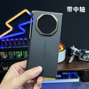 适用于华为matext手机壳三折叠屏超薄中轴后壳xt保护套GRL-AL10真皮防摔非凡大师男女商务奢华个性新款高级感